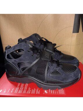 NEW Nike Air Trainer Huarache Triple Black Retro IB0497-002 Men's Size 11